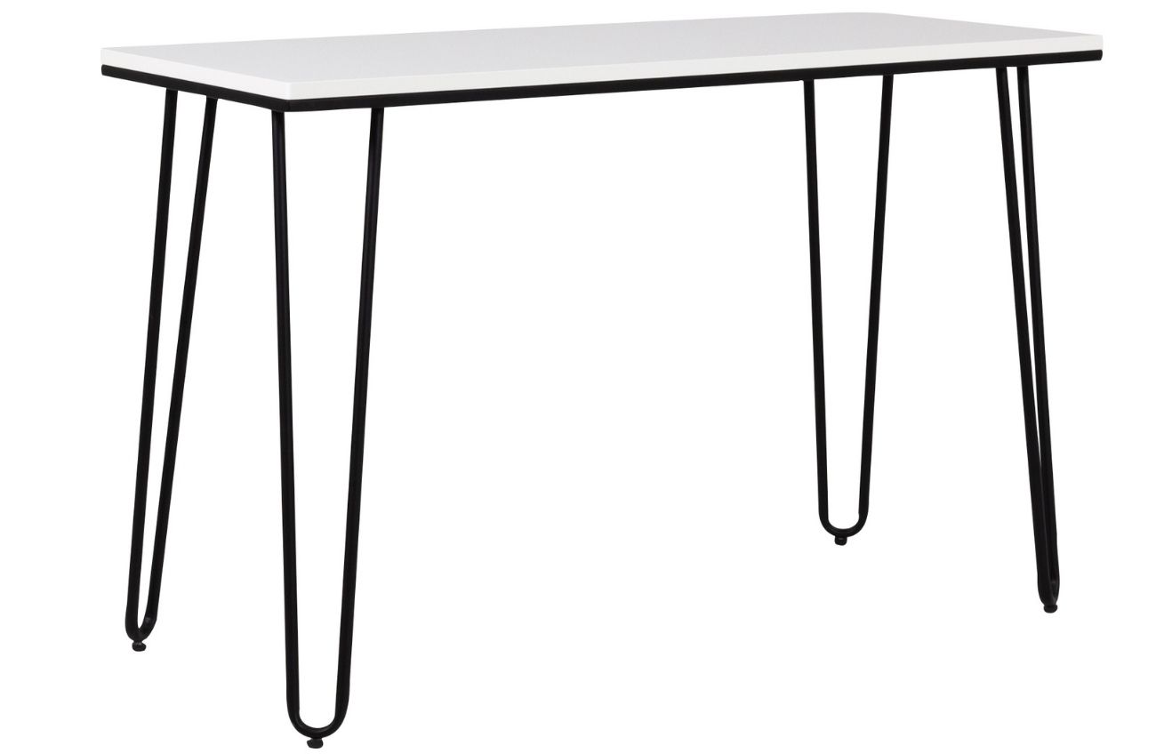 Bílý lakovaný pracovní stůl Tenzo Work II 120 x 50 cm