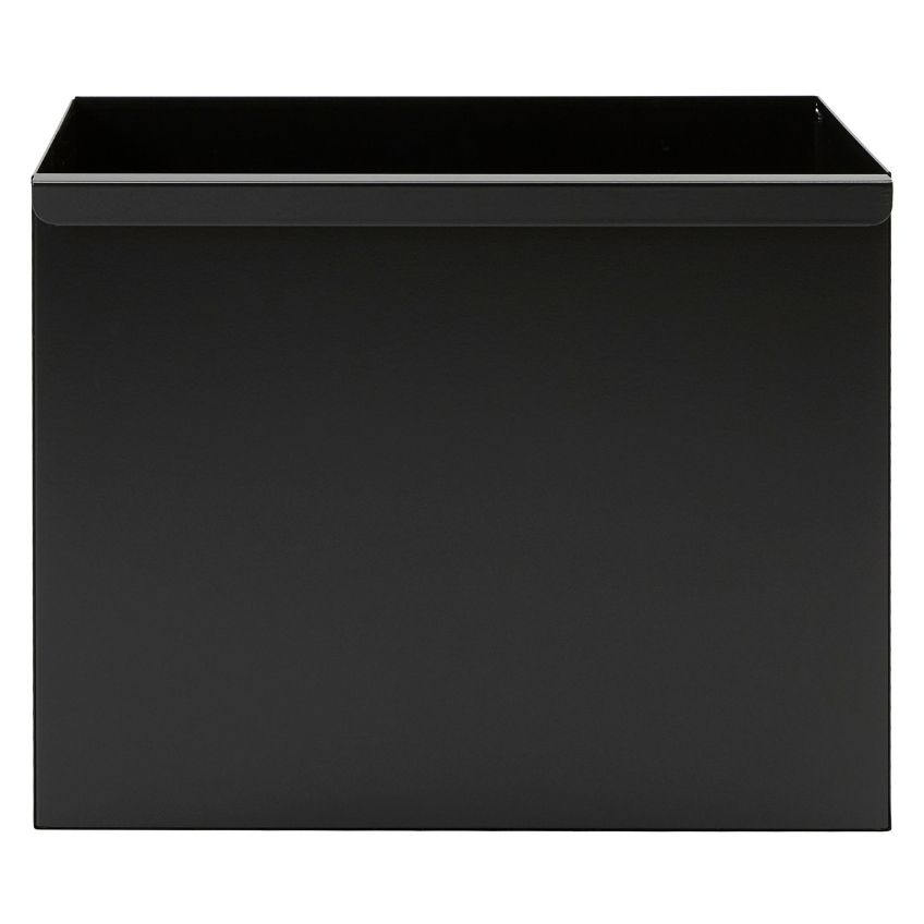 House Doctor Černý ocelový úložný box k polici Use 30 x 38 cm