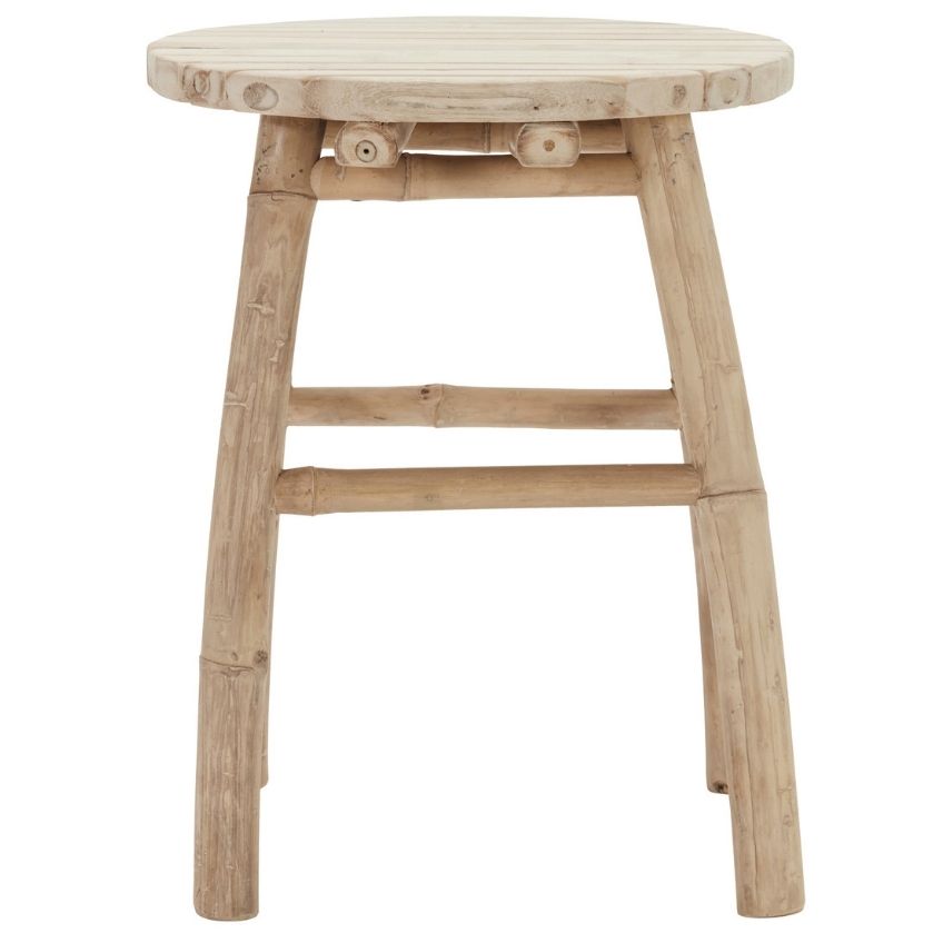 House Doctor Přírodní bambusová barová stolička Sedeo 45 cm