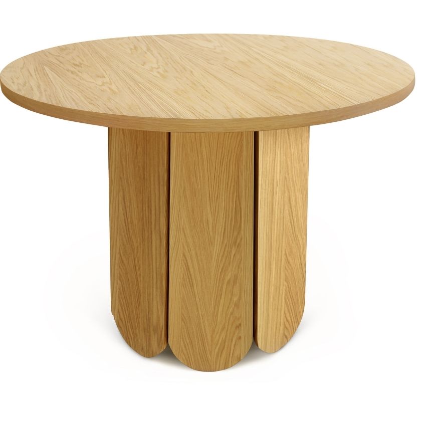Woodman Lakovaný dubový jídelní stůl Soft 98 cm