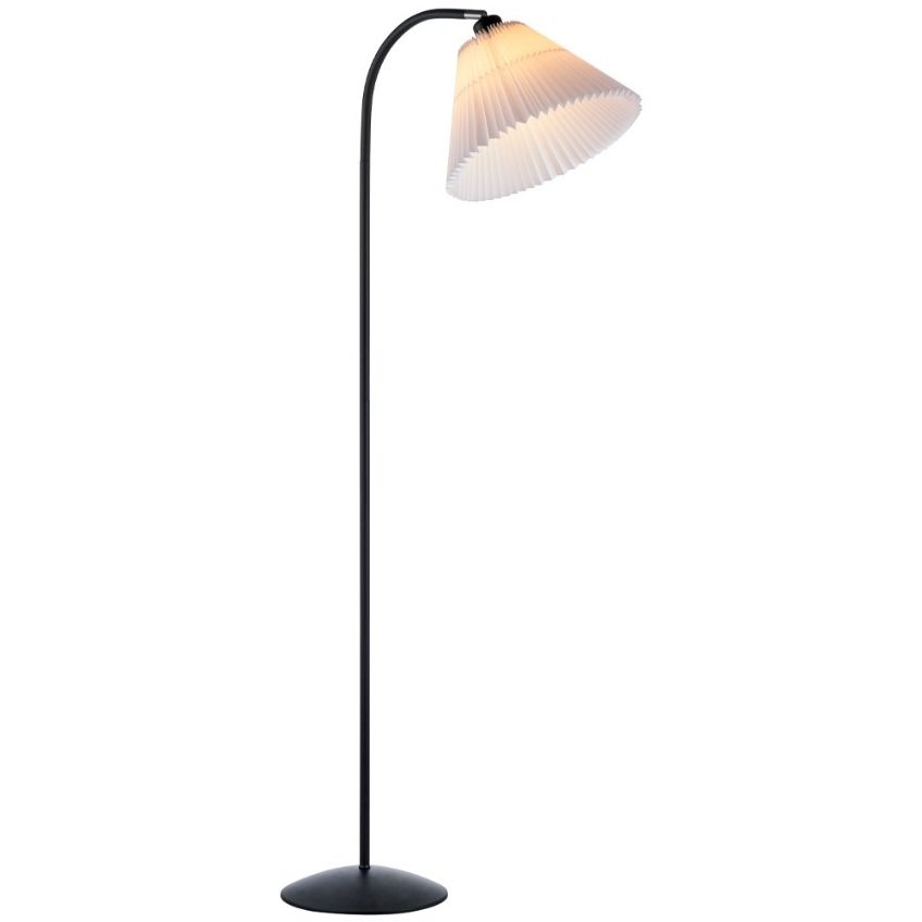Černá kovová stojací lampa Halo Design Medina 132 cm