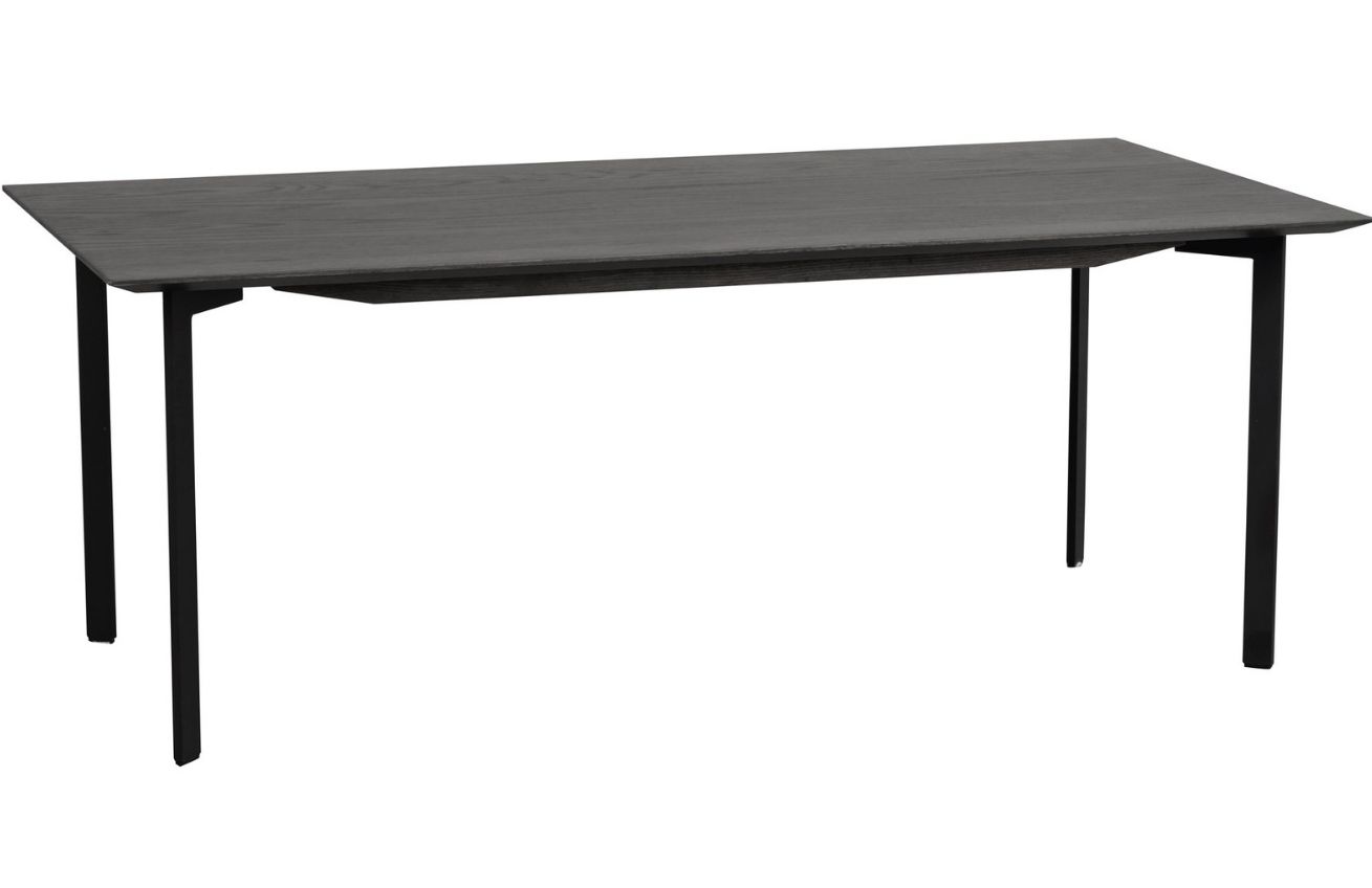 Černý dubový konferenční stolek ROWICO SPENCER 120 x 60 cm