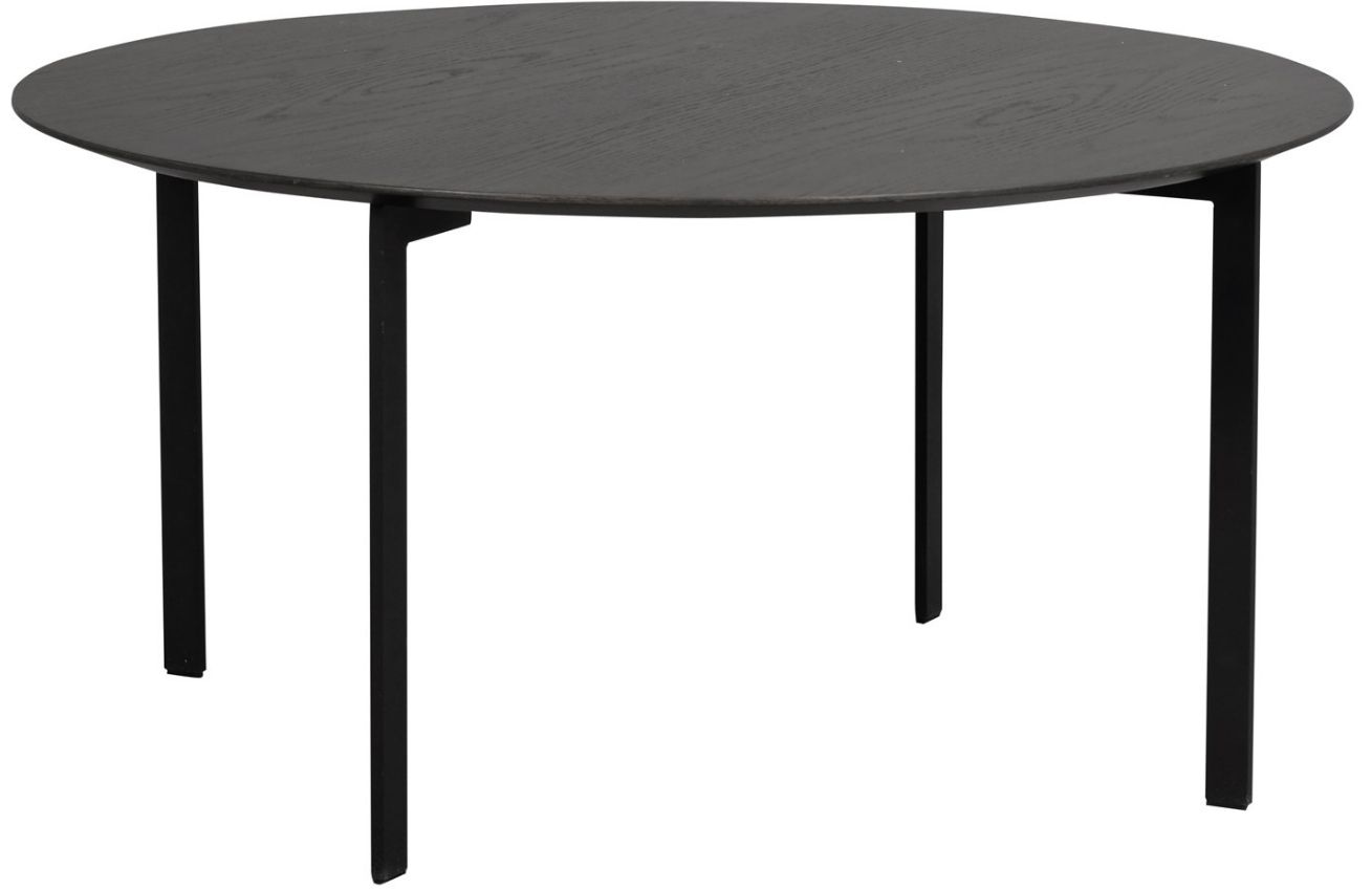 Černý dubový konferenční stolek ROWICO SPENCER 90 cm
