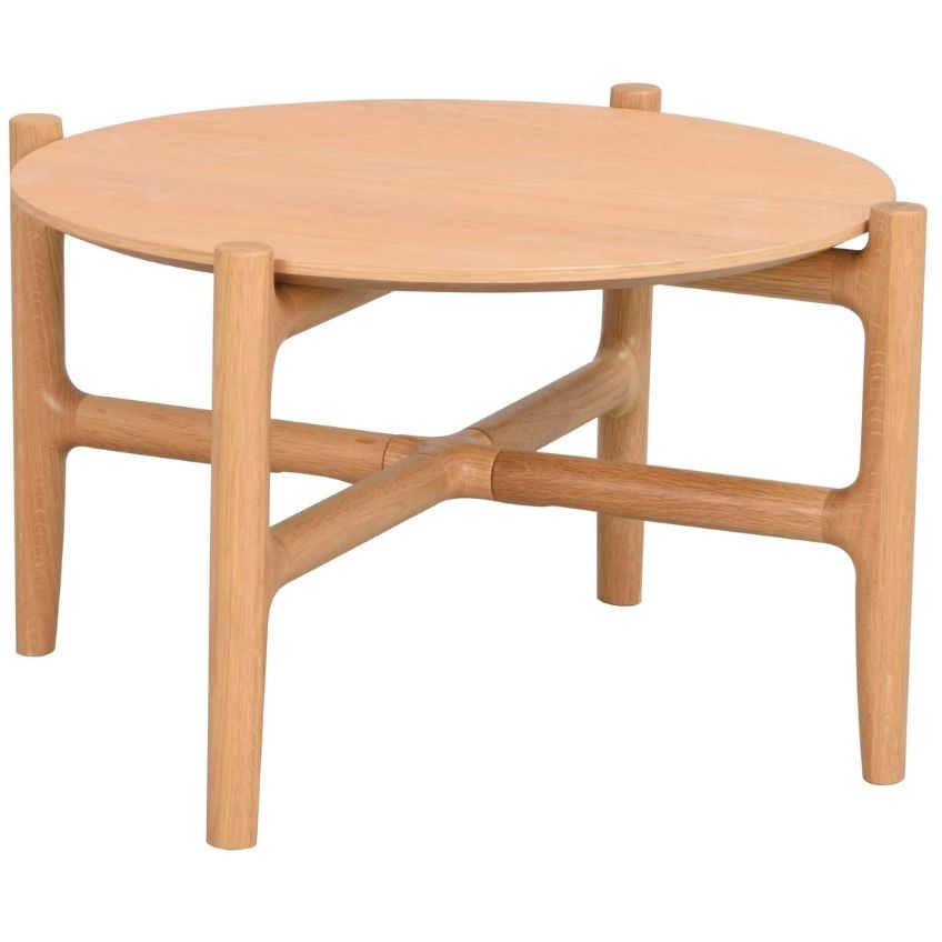 Dubový konferenční stolek ROWICO HOLTON 55 cm