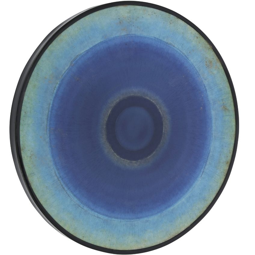 Modrý obraz Kave Home Olma 60 cm