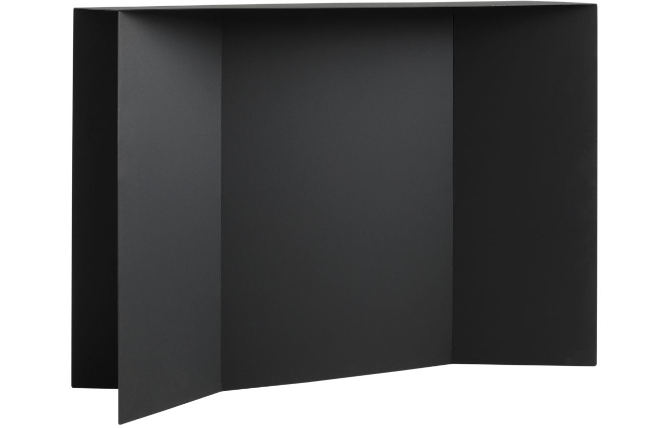 Nordic Design Černý kovový toaletní stolek Elion 100 cm