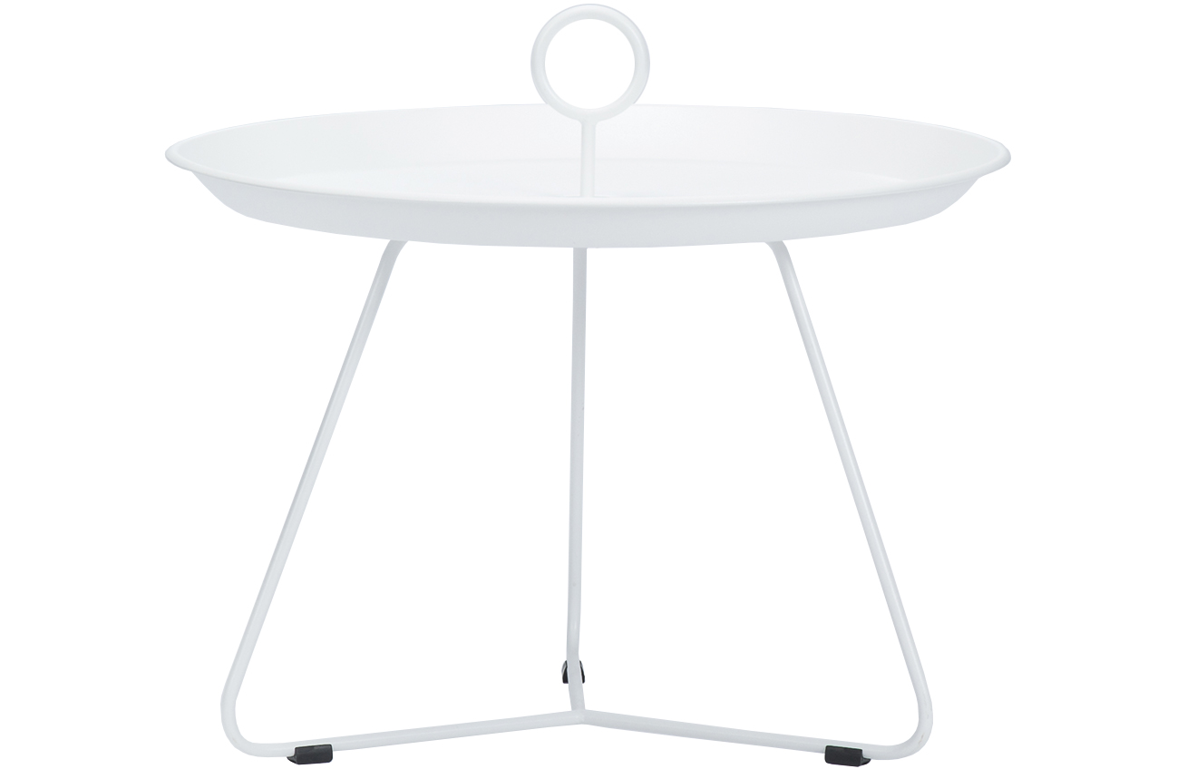 Bílý kovový konferenční stolek HOUE Eyelet 57