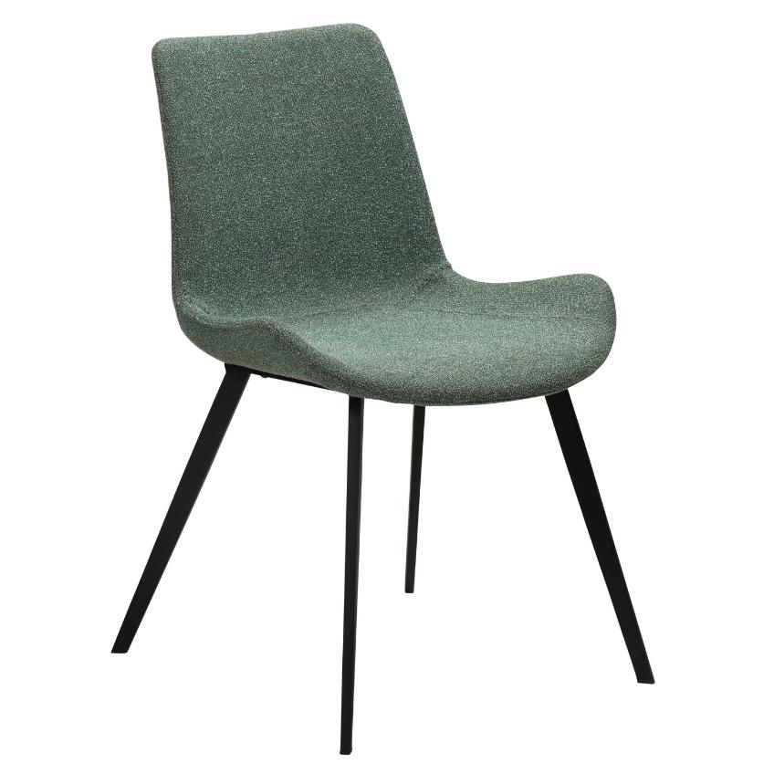 Dan-Form Zelená látková jídelní židle DanForm Hype