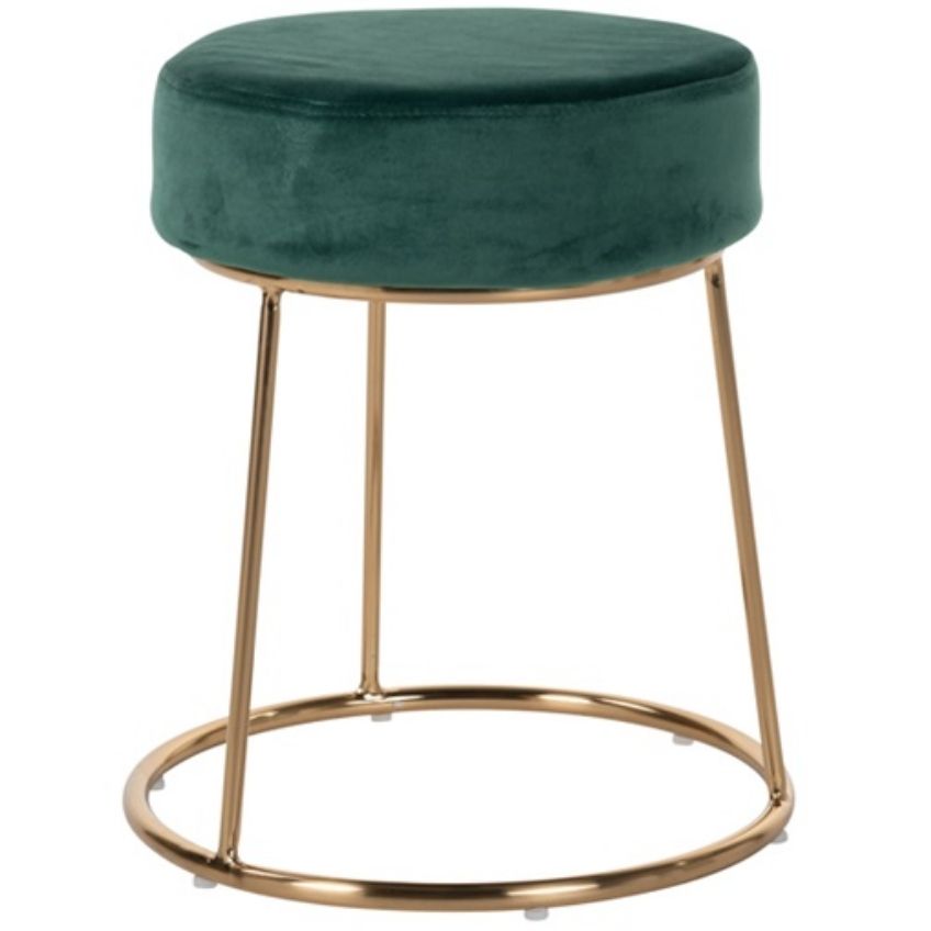 Zelená sametová stolička Richmond Rory 44 cm