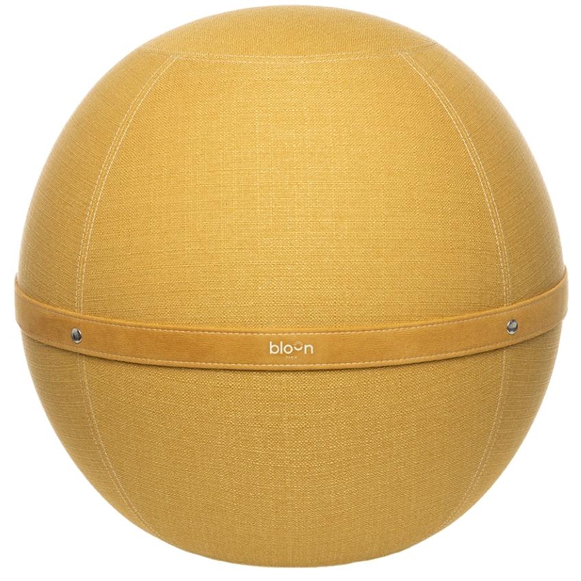 Bloon Paris Žlutý látkový sedací/gymnastický míč Bloon Original 55 cm