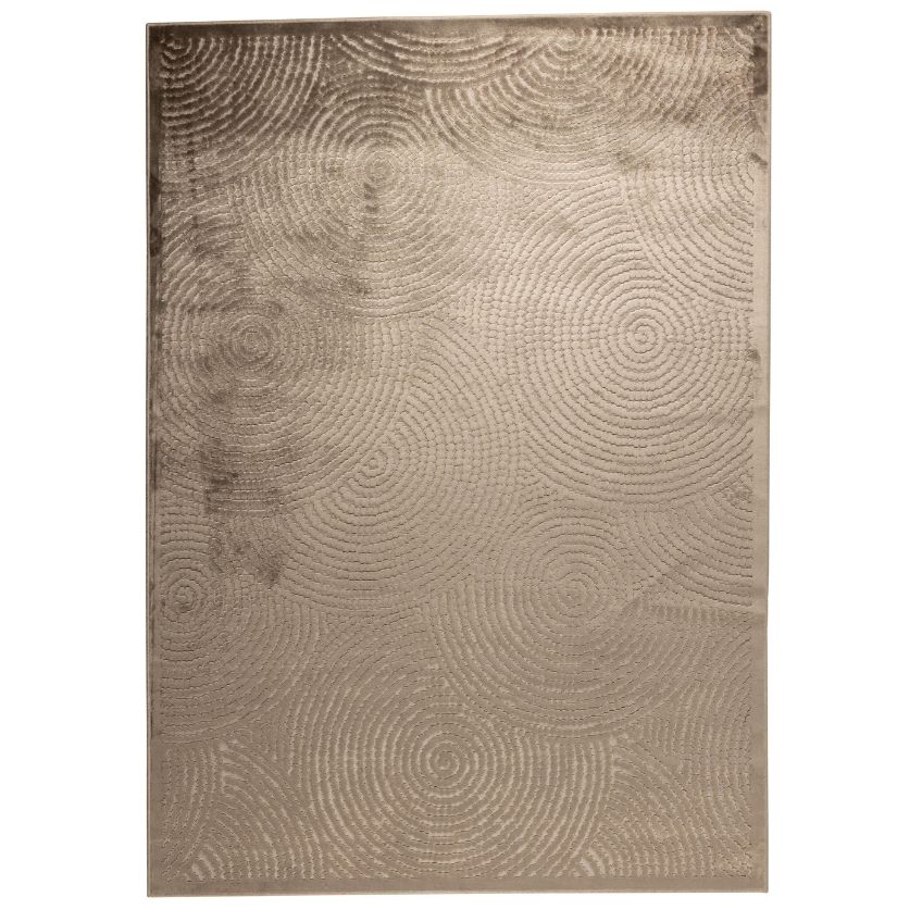 Hnědý koberec  DUTCHBONE Dots 240 x 170 cm
