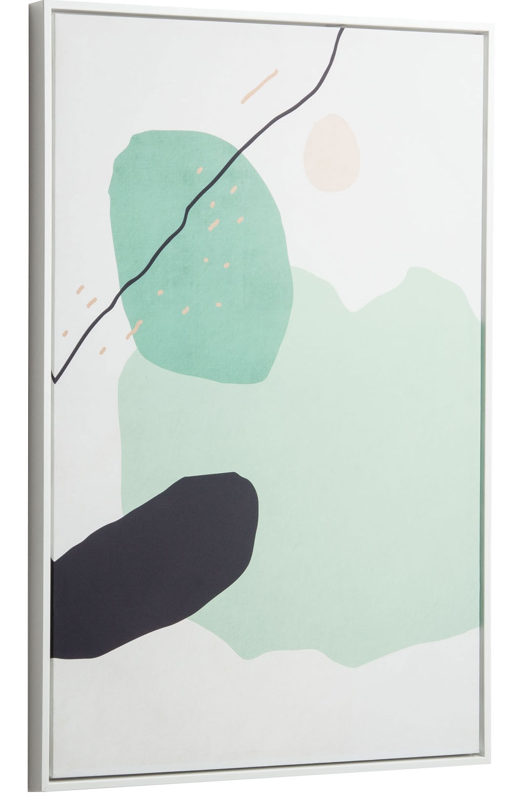 Kave Home Zelený abstraktní obraz LaForma Xooc