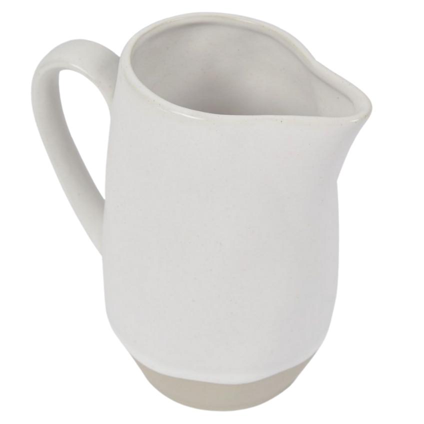 Bílý porcelánový džbán na mléko Kave Home Ryba 300 ml