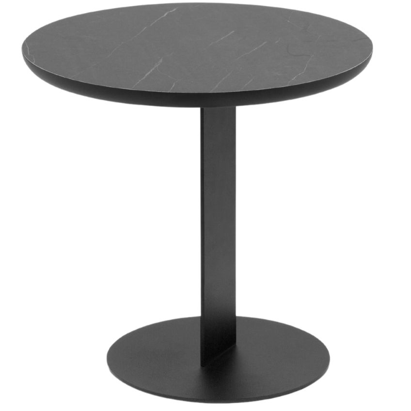 Černý mramorový konferenční stolek MICADONI VELD 30 cm