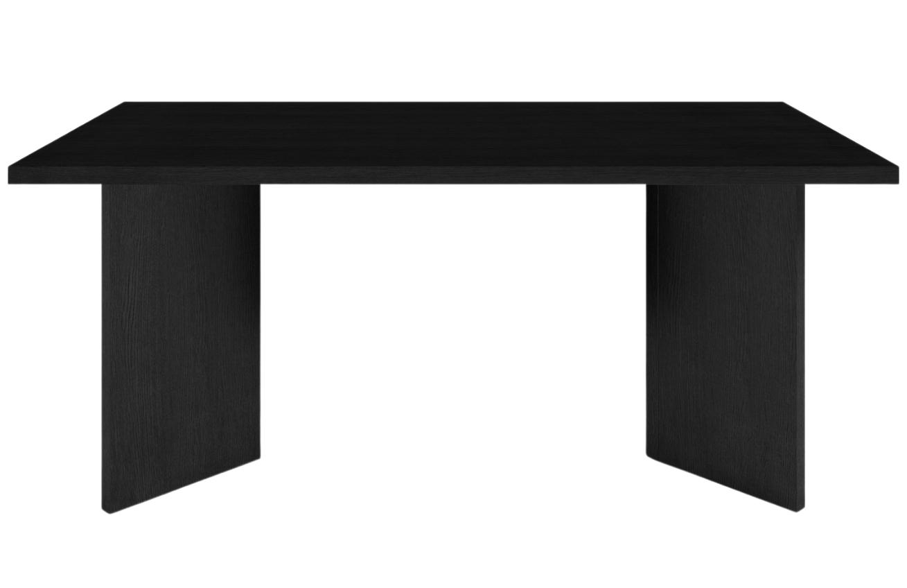 Černý dubový jídelní stůl MOJO MINIMAL 180 x 90 cm