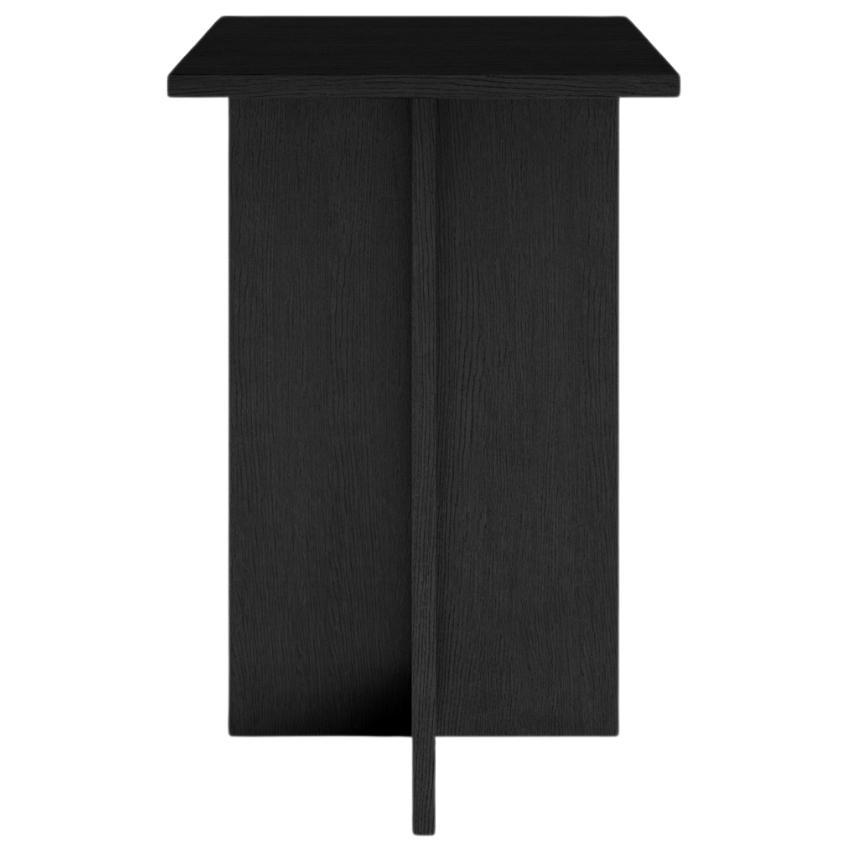 Černý dubový vysoký odkládací stolek MOJO MINIMAL 45 x 40 cm