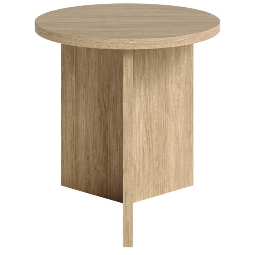 Dubový kulatý konferenční stolek MOJO MINIMAL 60 cm