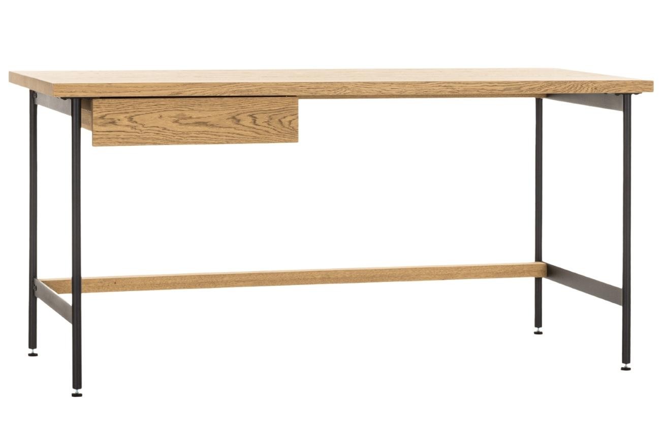 Dubový pracovní stůl Cioata Atlas 160 x 70 cm se zásuvkou