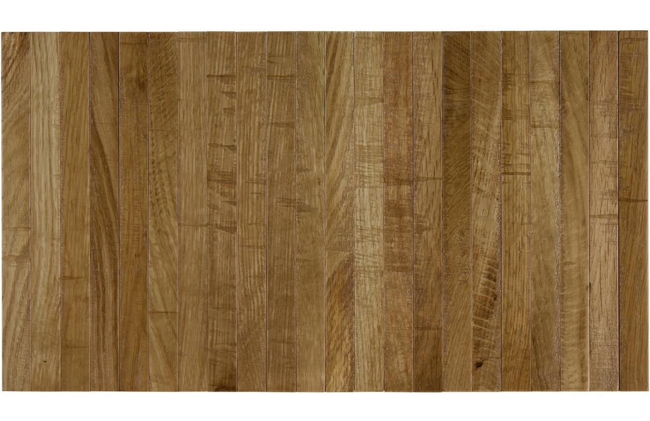 Hoorns Hnědá dubová odkládací podložka na područku pohovky Wonda 24 x 45 cm
