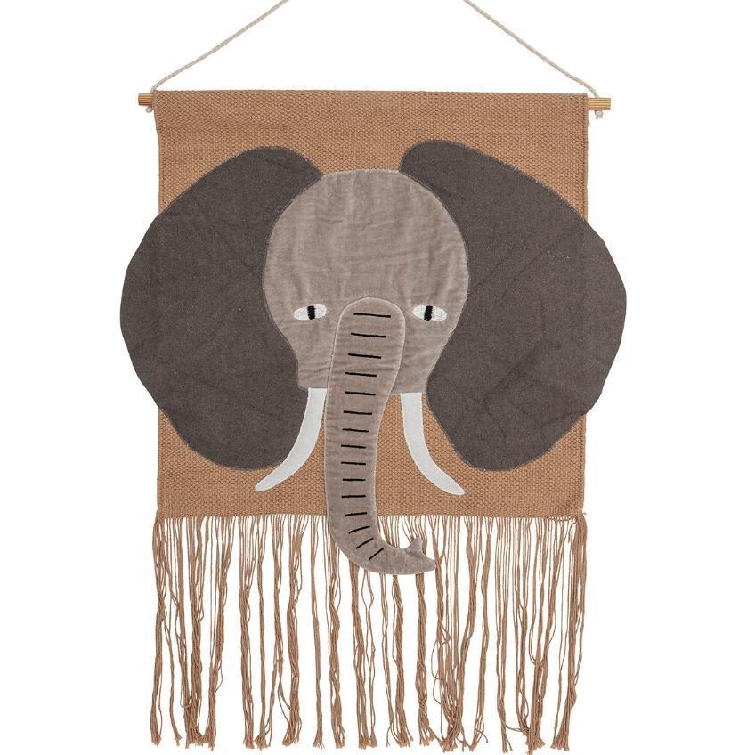 Nástěnná dekorace Bloomingville Raye s motivem slona