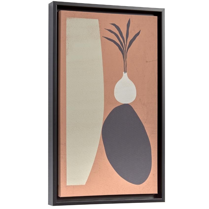 Obraz Kave Home Bianey s rostlinným motivem 50 x 30 cm