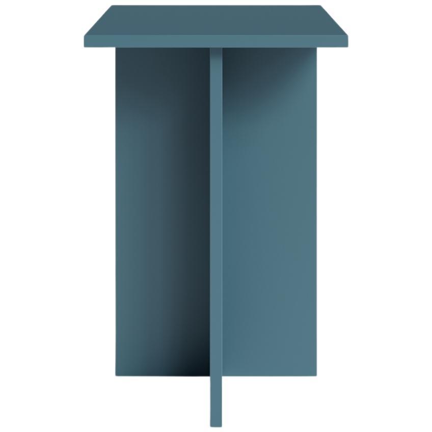 Světle modrý vysoký odkládací stolek MOJO MINIMAL 39