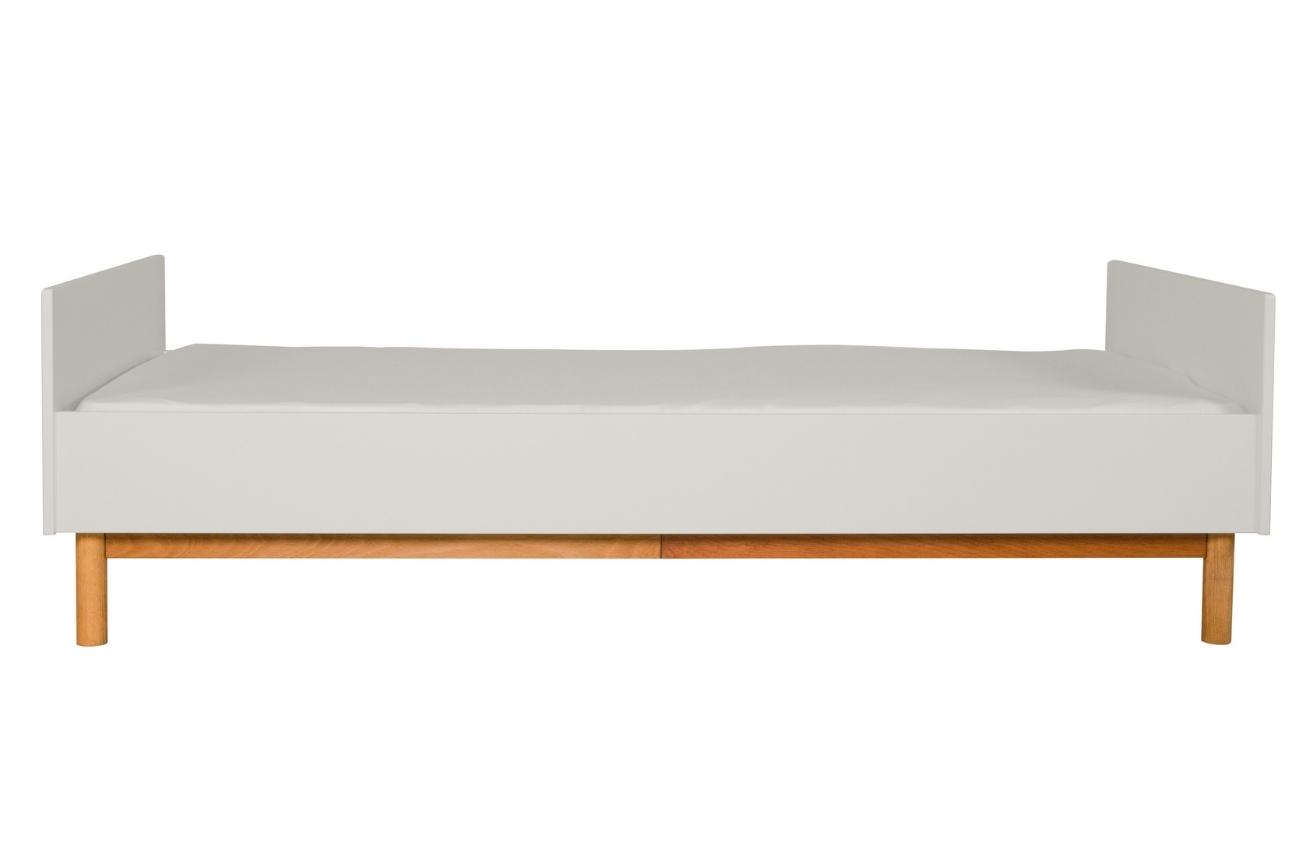Béžová lakovaná dětská postel Quax Mood 90 x 200 cm