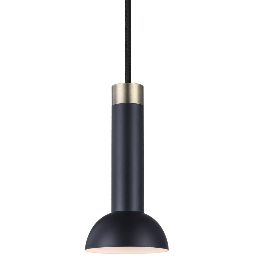 Černé kovové závěsné světlo Halo Design Torch 8 cm