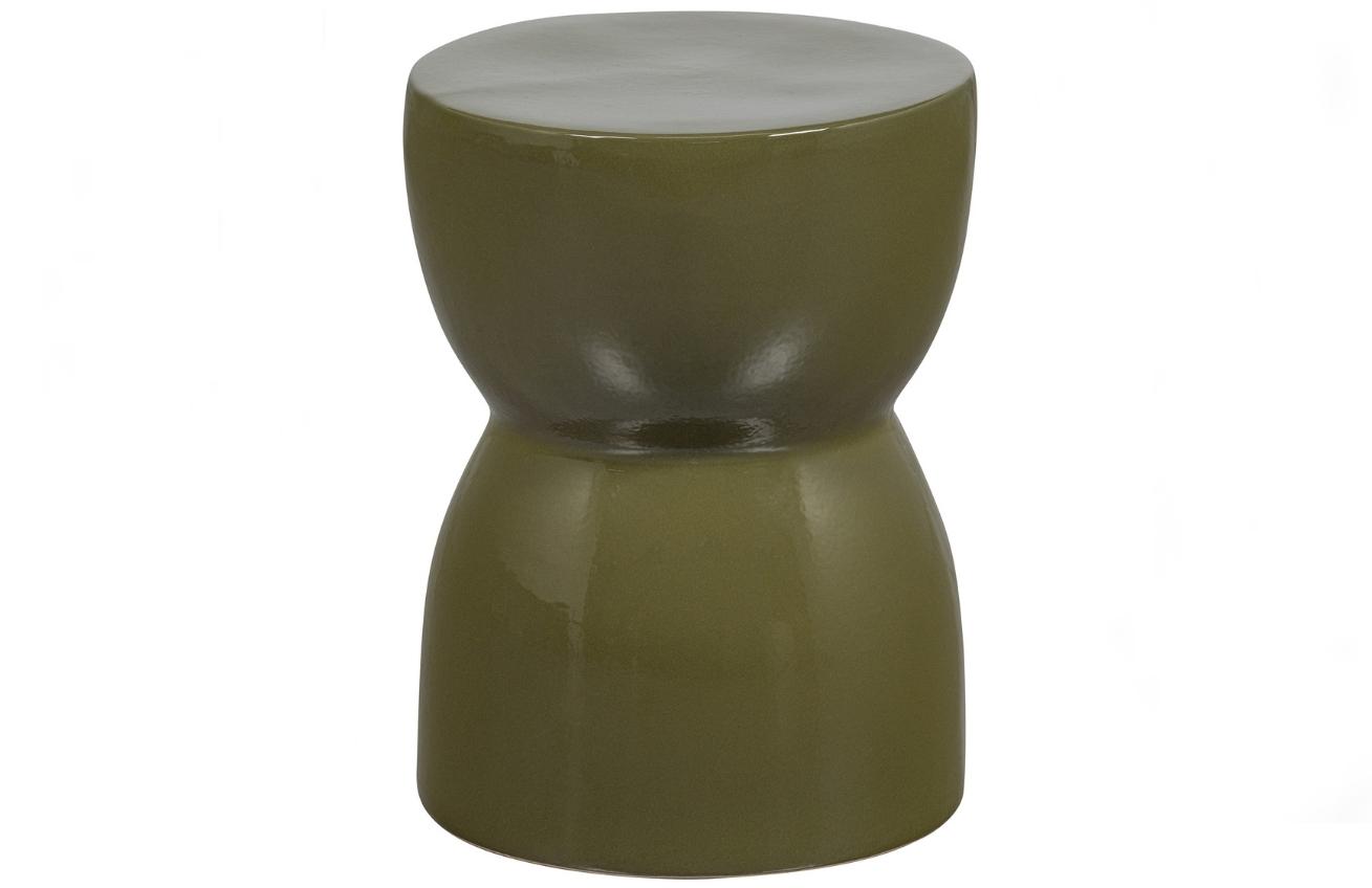 Hoorns Zelená keramická stolička Luby 45 cm