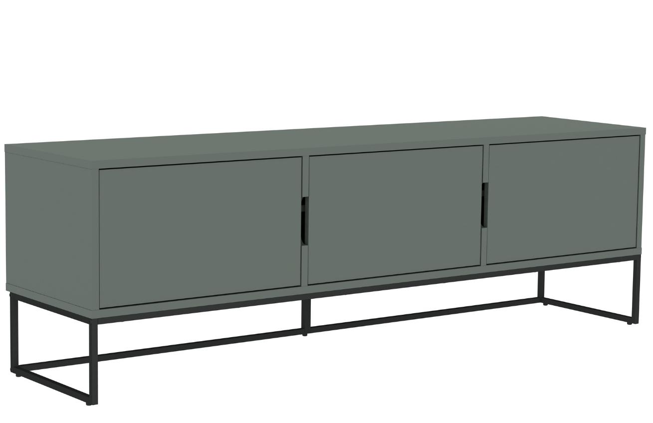 Matně zelený lakovaný TV stolek Tenzo Lipp II. 176