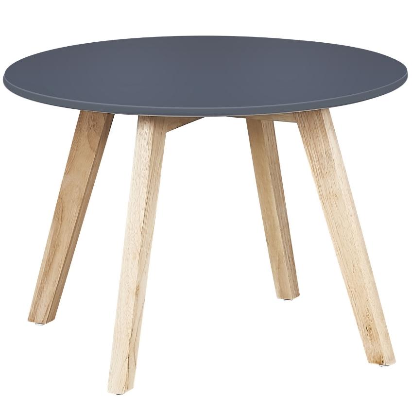Modrý lakovaný dřevěný dětský stolek Quax Walsh 60 cm