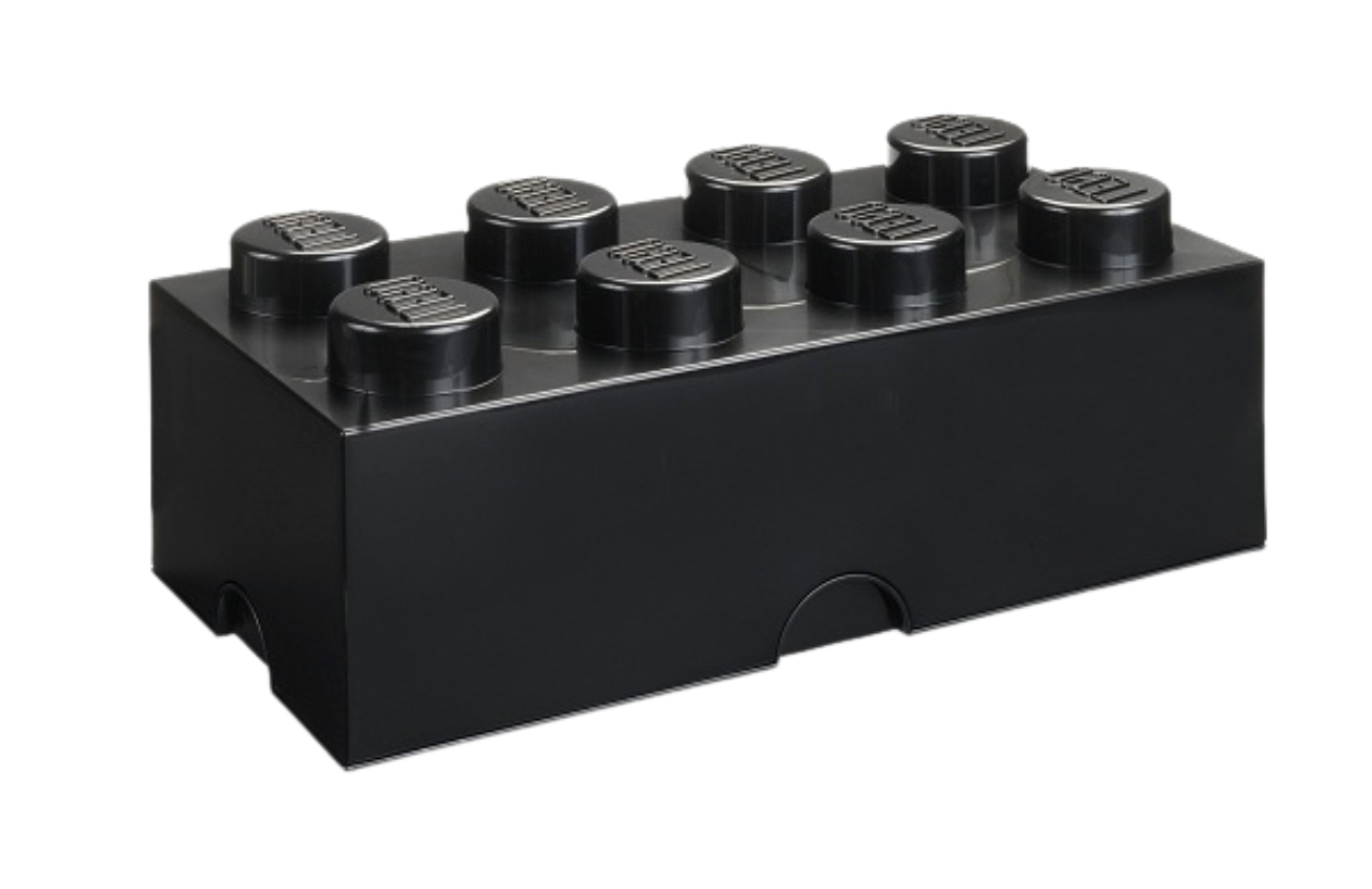 Černý úložný box LEGO® Smart 25 x 50 cm