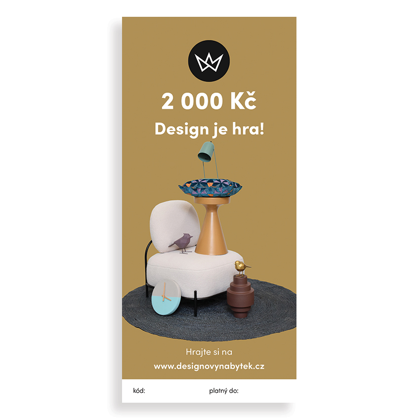 Design Project Dárkový e-poukaz v hodnotě 2000 Kč - Design je hra