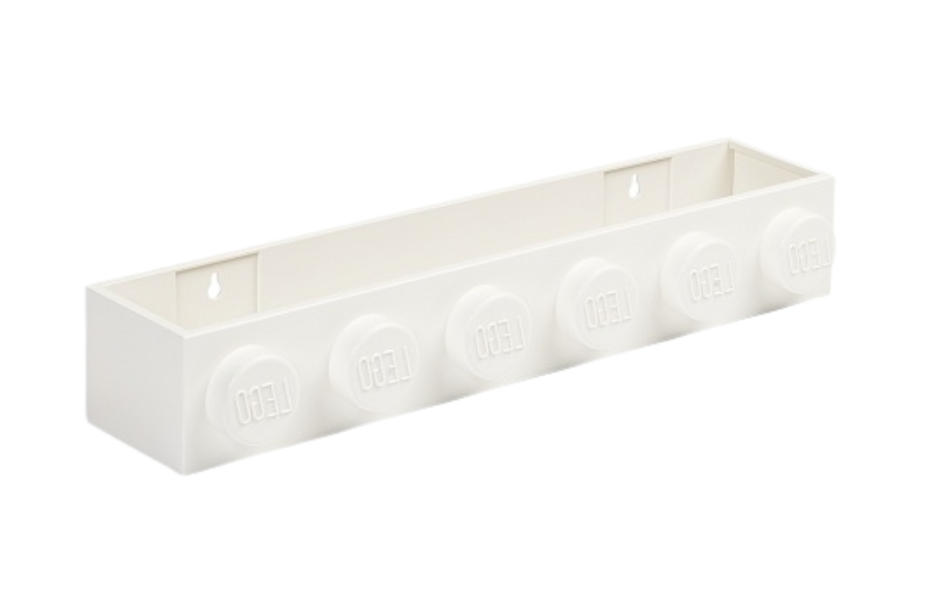 Bílá nástěnná police LEGO® Storage 47
