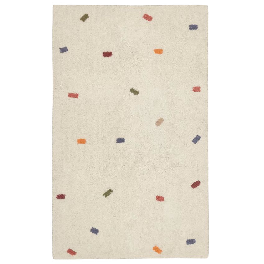 Bílý bavlněný koberec Kave Home Epifania 90 x 150 cm