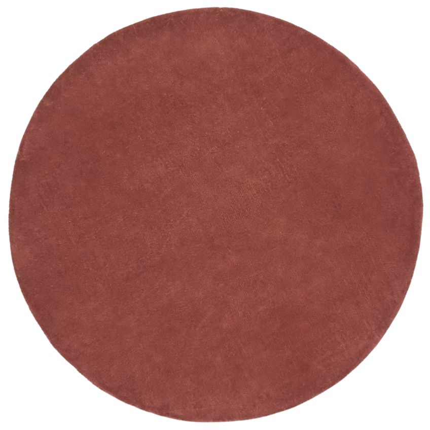 Červený bavlněný koberec Kave Home Daianna 120 cm