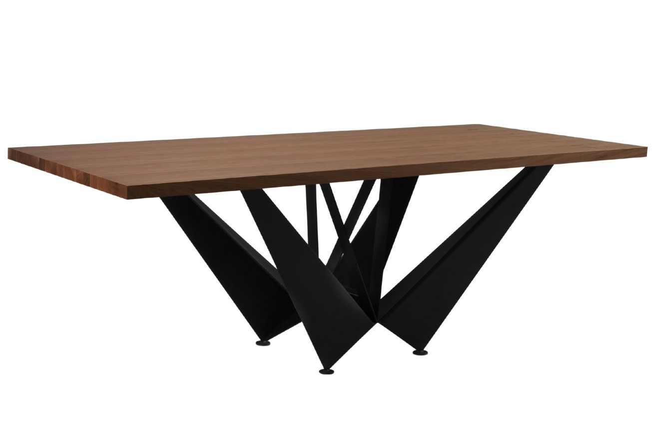 Hnědý dubový jídelní stůl Windsor & Co Volans 260 x 100 cm