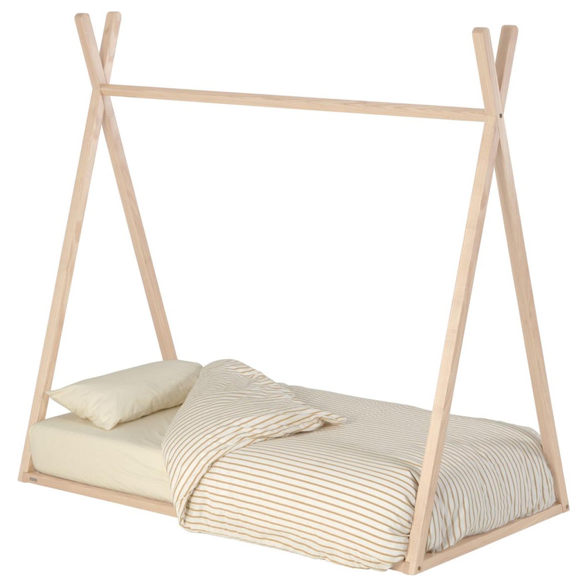 Kave Home Dřevěná dětská postel LaForma Maralis 70 x 140 cm