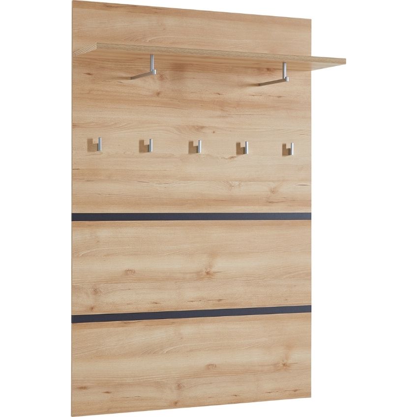 Bukový dřevěný věšákový panel Germania Lissabon 3475 96 x 30 cm