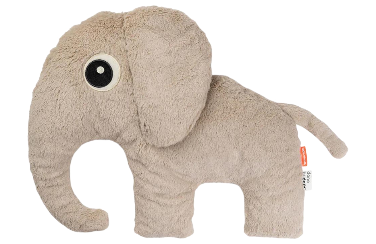 Béžový plyšový slon Done by Deer Elphee 44 cm