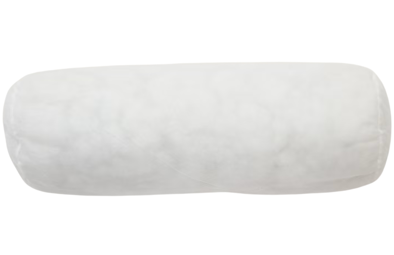 LaForma Bílá polyesterová výplň do polštáře Kave Home Fluff 18 x 60 cm