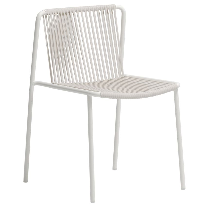 Pedrali Bílá kovová zahradní židle Tribeca 3660