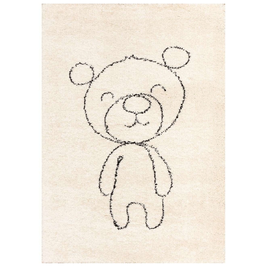 Yellow Tipi Béžový dětský koberec Teddy Bear 120 x 170 cm