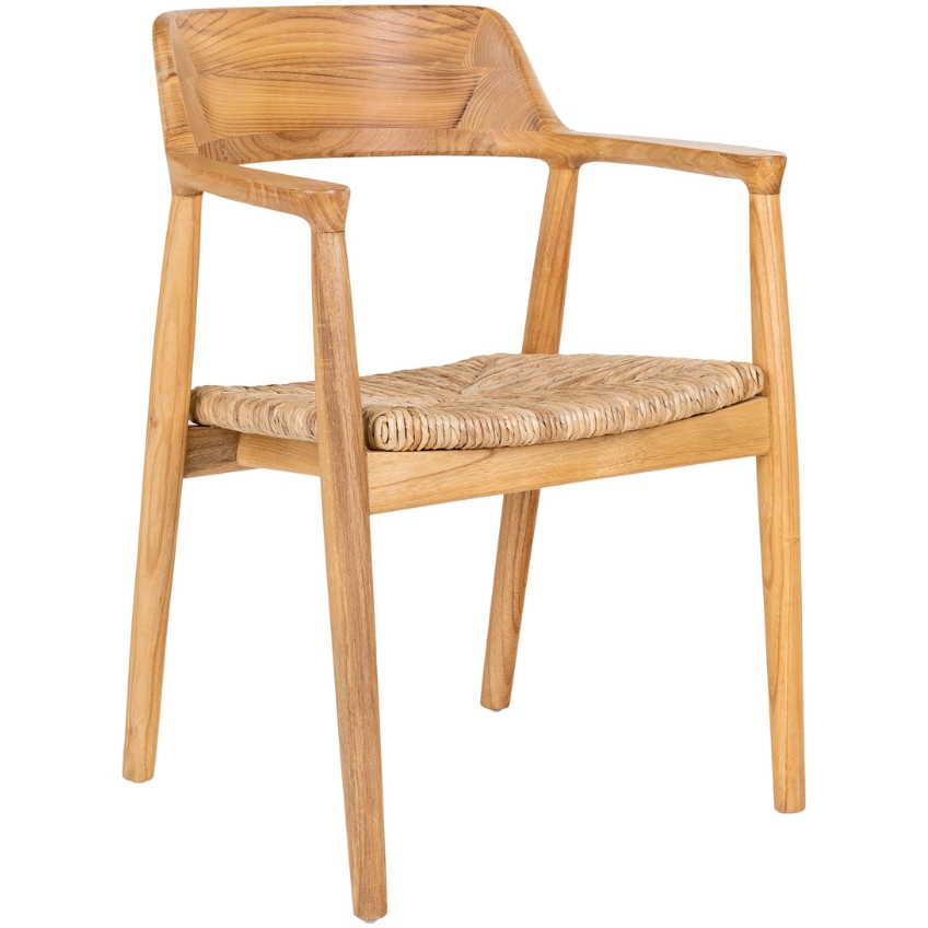Nordic Living Dřevěná jídelní židle Ratna