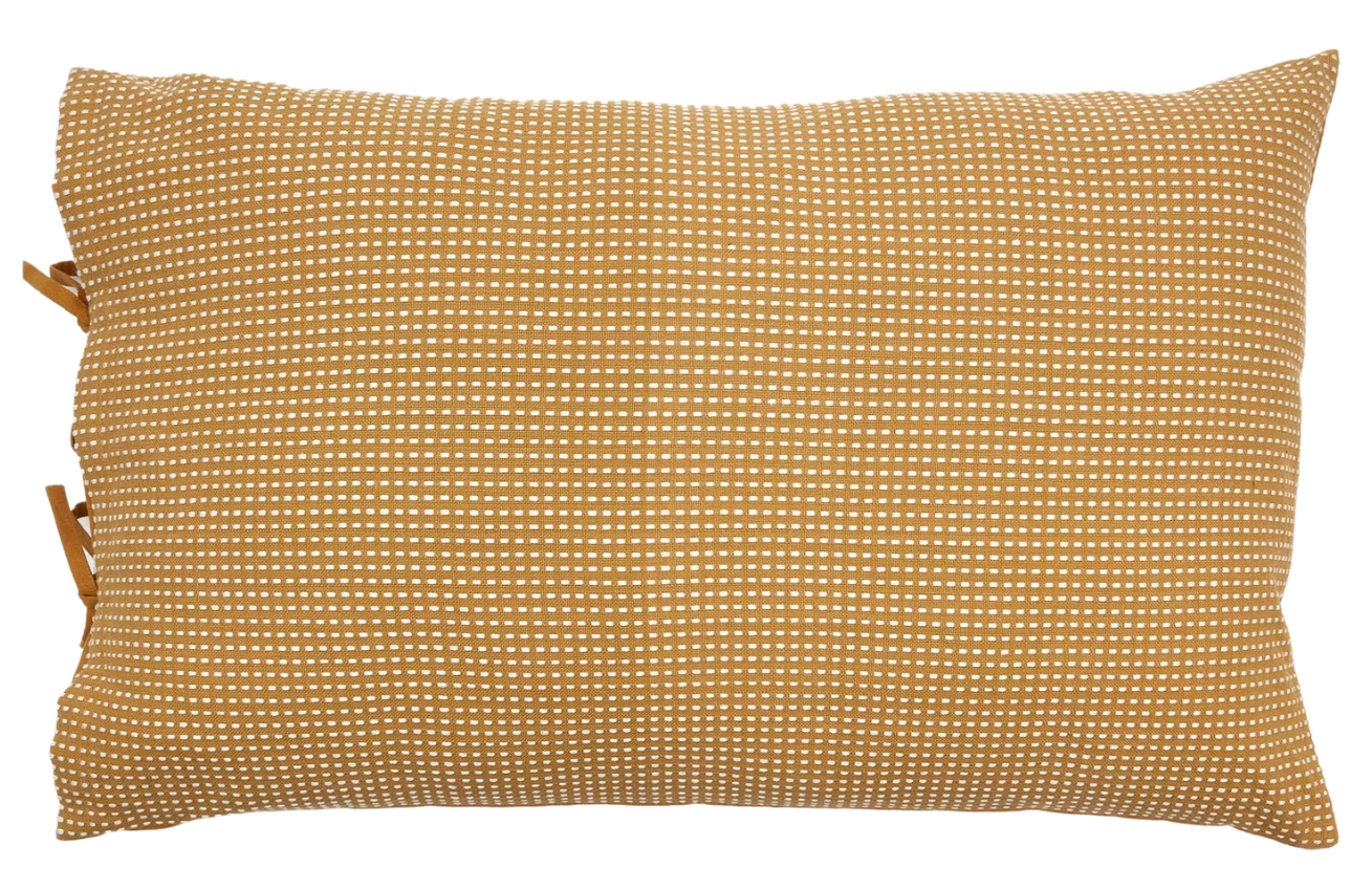 Žlutý polštář pro domácí mazlíčky Kave Home Trufa 50 x 80 cm
