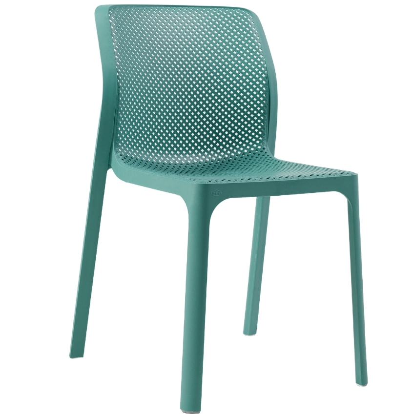 Nardi Tyrkysově modrá plastová zahradní židle Bit