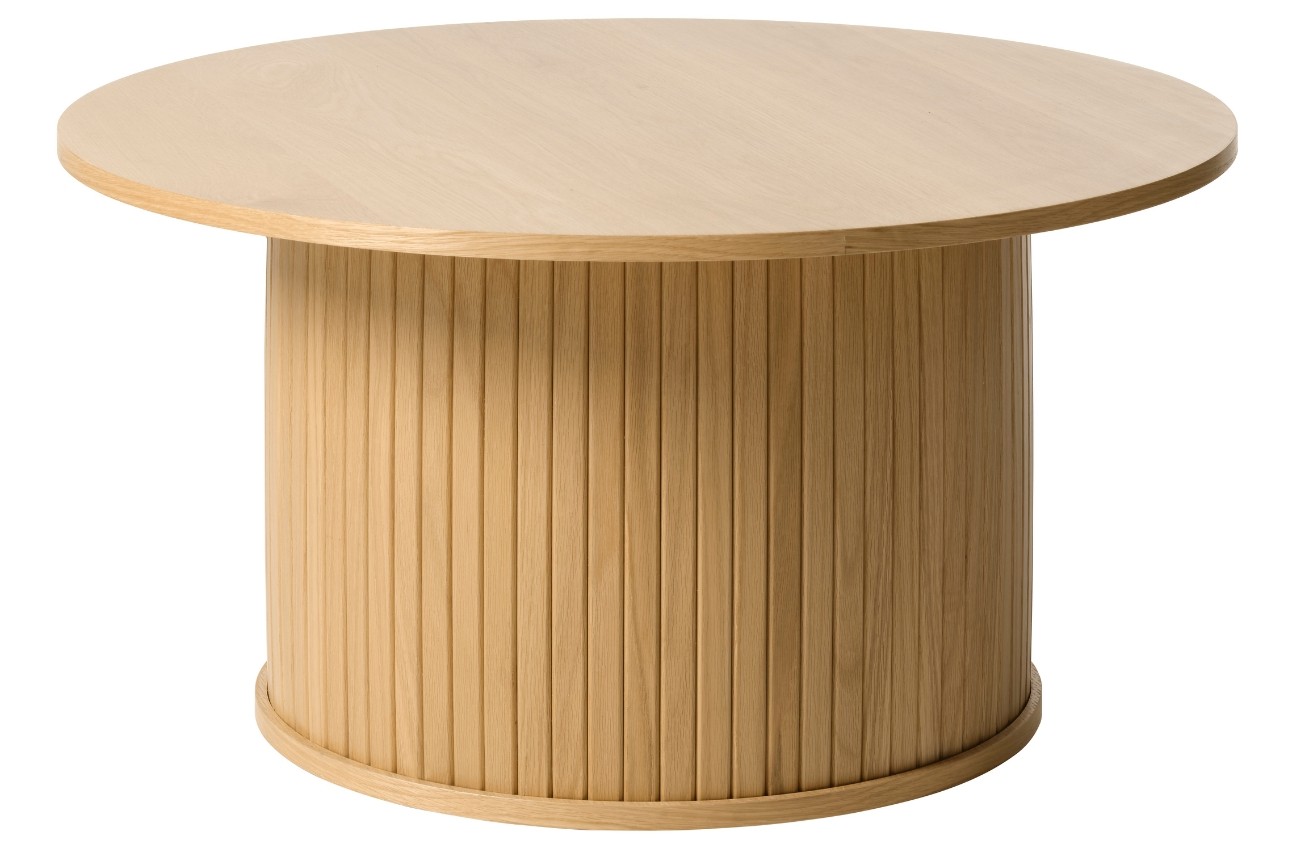Dubový konferenční stolek Unique Furniture Nola 90 cm