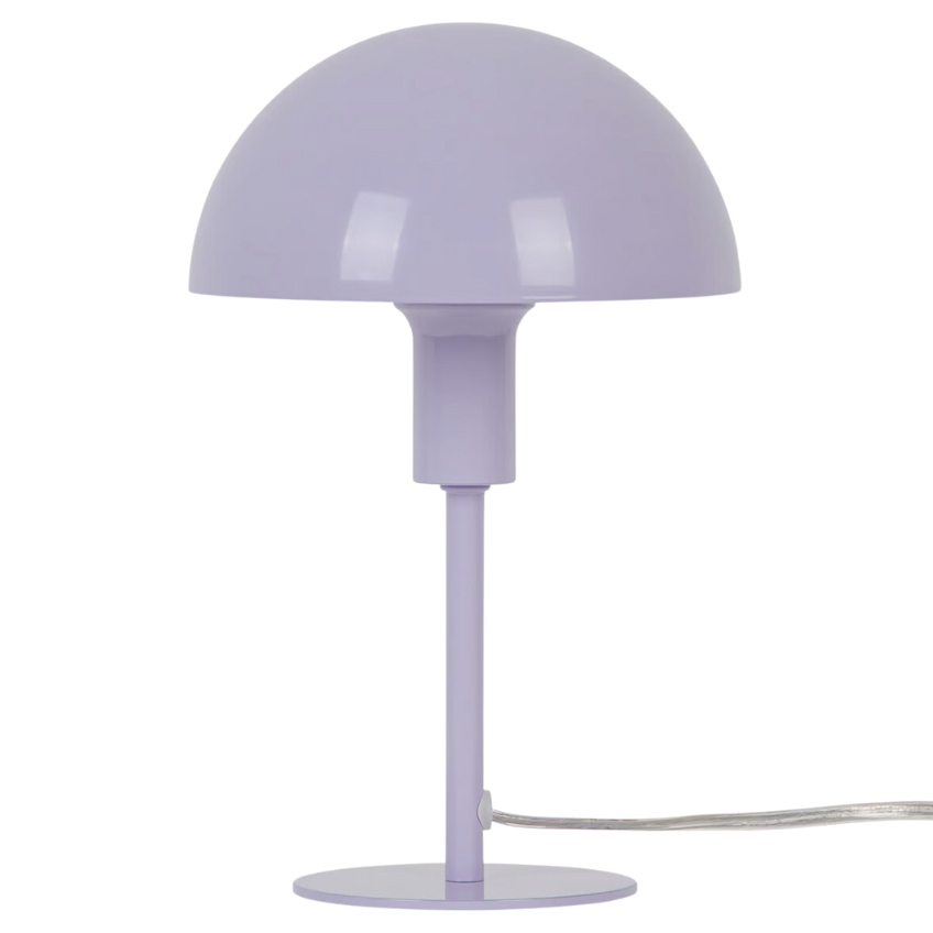Nordlux Fialová kovová stolní lampa Ellen Mini