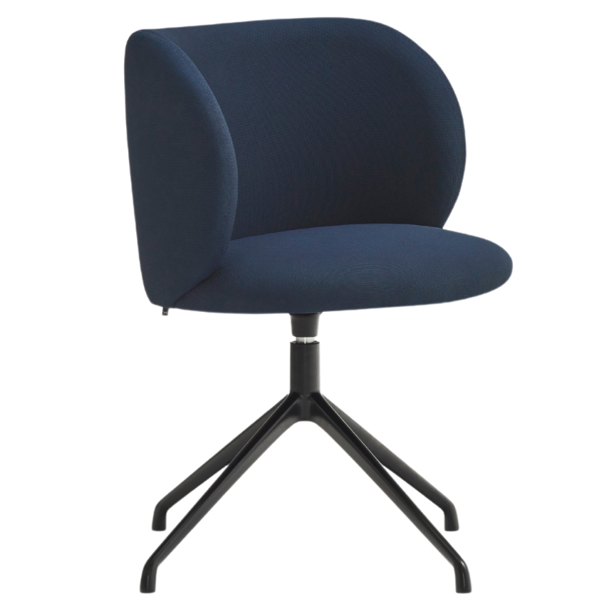 Modrá čalouněná konferenční židle Teulat Mogi