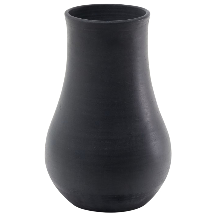 Černá terakotová váza Kave Home Silaia 51 cm